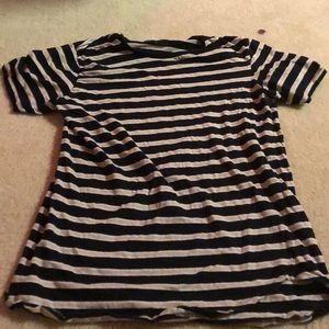 Scallop fit striped Pacsun tshirt